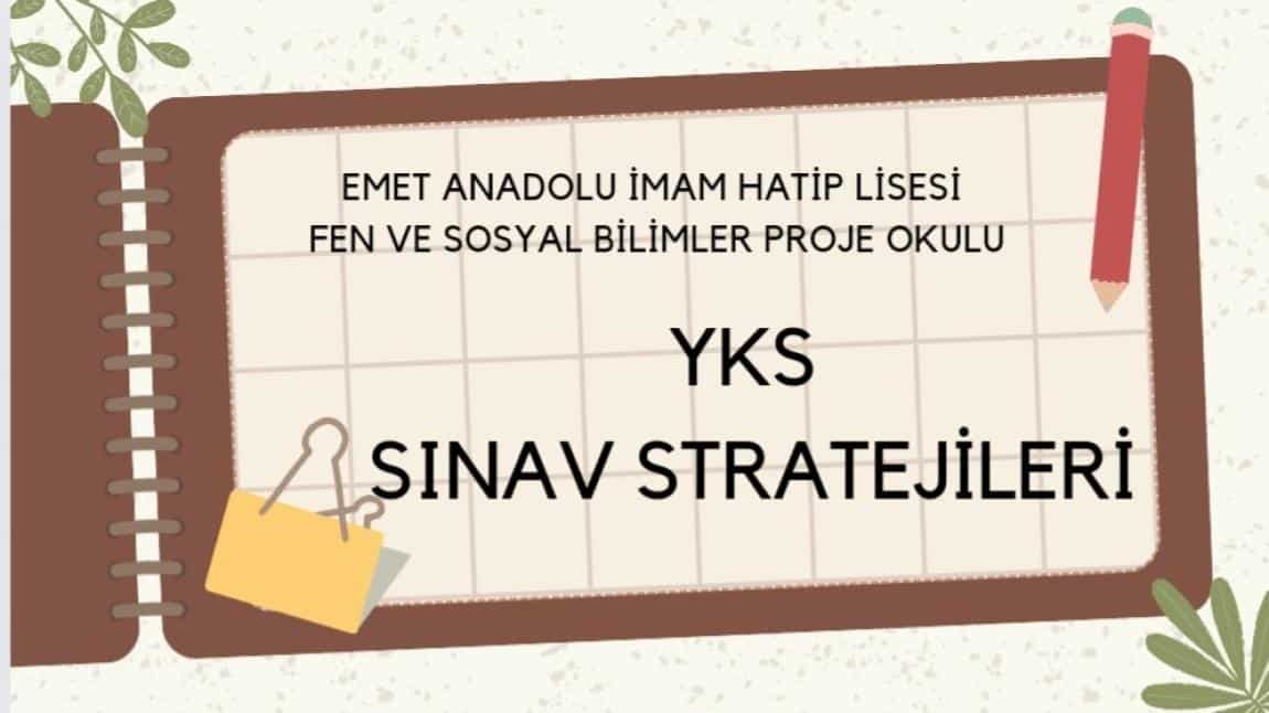YKS SINAV STRATEJİLERİ SEMİNERİ
